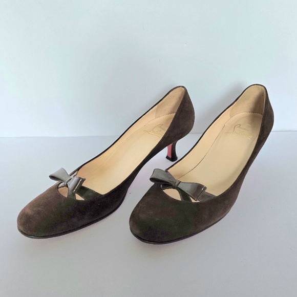 Christian Louboutin Suede Pumps - Picture 10 of 10